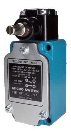 Honeywell LS Series Roller Lever Limit Switch, SPDT, IP67, Die Cast Zinc Housing, 240V, 10A