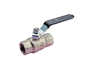 Norgren Nickel Plated Brass Threaded 2-Way, ISO 7.1 40 bar, Ball Valve