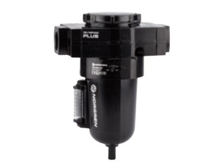 Norgren F68G series 40 μm 1 in G Pneumatic Filter 684 m³/h max with Automatic drain