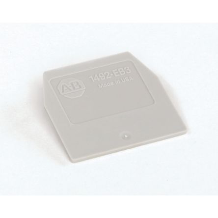 Allen Bradley, 1492 Polyamide End Barrier for use with 1492-W3, WG4, W4