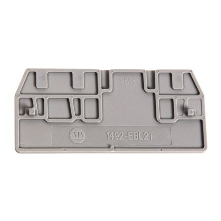 Allen Bradley, 1492 Polyamide End Barrier for use with LG2T, 1492-L2T