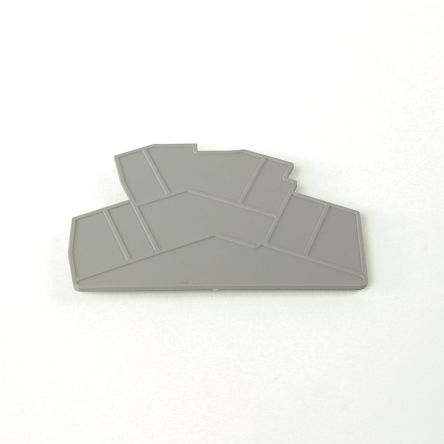 Allen Bradley, 1492 Polyamide End Barrier for use with LDG4, LD4DR, LD4RBa, 1492-LD4, LD4C, LD4DF, LD4SS, LDG4C