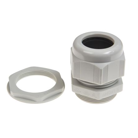 Schneider Electric PanelSeT Series Grey Polyamide 6 Cable Gland, M32 Thread, 21 mm min., 15 mm max., IP68