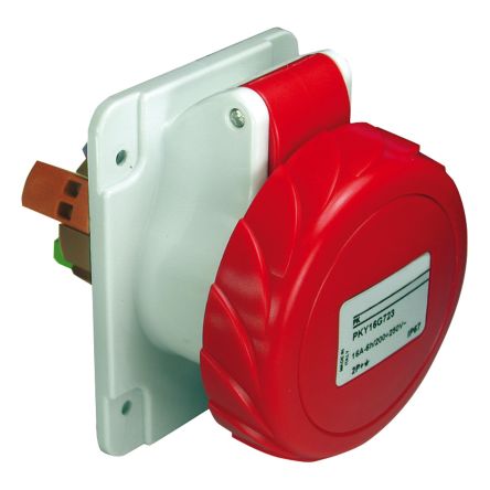 Schneider Electric, Mureva IP67 Grey Closure Plug, Panel Mount, 3P+N+PE, Rated At 32A, 415V