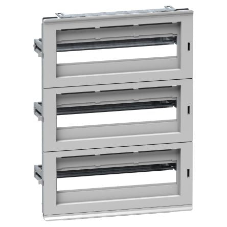Schneider Electric PanelSeT Series Black RAL 7035 Steel Modular Distribution Chassis, 480 mm H, 360mm W, 480 mm L For