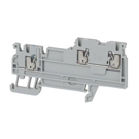 Allen Bradley 1492-PS2-2 1492-P Series DIN Rail Terminal Block Grey, 1.5mm², Push-in