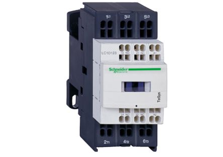 Schneider Electric TeSyS D Contactor, 24V Coil, 3-Pole, 32 A, 7.5 kW 24V, 3 NO