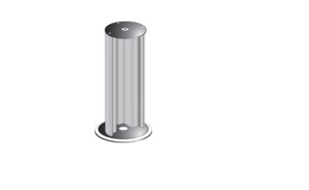 Telemecanique Sensors, XUSZSC138 Series Fixing Column for Use with XUSL.E...76 to XUSL.E...106