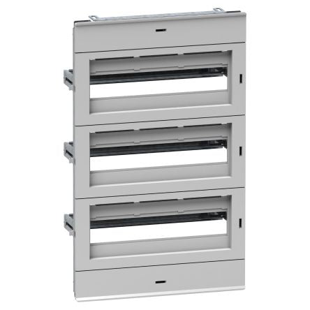 Schneider Electric PanelSeT Series Black RAL 7035 Steel Modular Distribution Chassis, 580 mm H, 360mm W, 580 mm L For