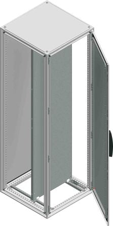 Schneider Electric Spacial SF Series Grey Galvanised Steel Enclosure, IP55, IK10 2000 mm, 400 mm, 1200 mm