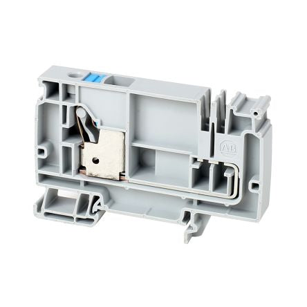 Allen Bradley 1492-P10PD4S-1B 1492-P Series DIN Rail Terminal Block Grey, 10mm², Push-in, ATEX