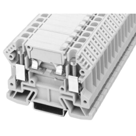 Allen Bradley 1492-WKD6 1492-W Series Feed Through Terminal Block Grey, 6mm², Screw