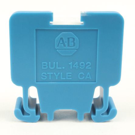 Allen Bradley 1492-CA1L 1492 Series DIN Rail Terminal Block White, 0.5mm², 10 mm², Screw