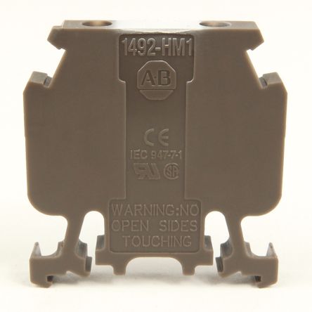 Allen Bradley 1492-HM1G 1492-H Series DIN Rail Terminal Block Green, 0.05mm², 4 mm²