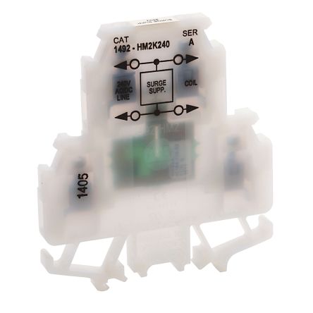 Allen Bradley 1492-HM2K120 1492-H Series DIN Rail Terminal Block White, 0.05mm², 4 mm²