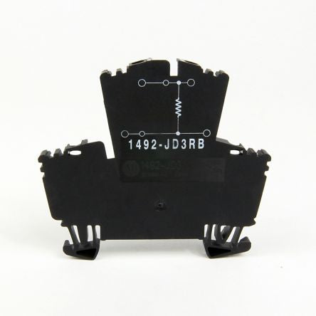 Allen Bradley 1492 Series Screw Terminal, 4-Way, 12AWG, 30 AWG Wire, 10A Screw Cage