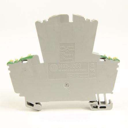 Allen Bradley 1492 Series Screw Terminal, 4-Way, 12AWG, 26 AWG Wire, 25A Screw Cage