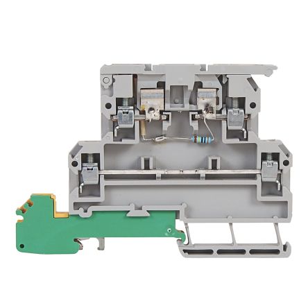 Allen Bradley 1492 Series Screw Terminal, 4-Way, 12AWG, 26 AWG Wire, 25A Screw Cage