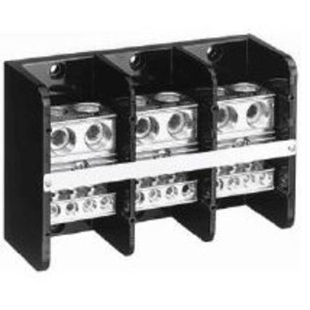 Allen Bradley Distribution Block, 3 Way, 600V, 760A, Black