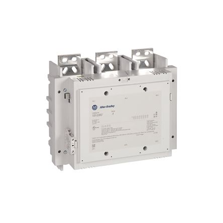 Allen Bradley Contactor, 100V ac/dc, 250 V ac/dc Coil, 3-Pole, 860 A 380V, 1 NO/1 NC
