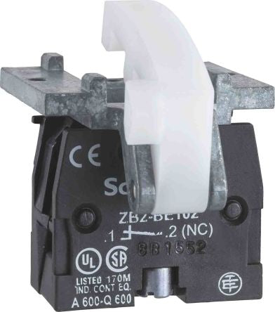 Schneider Electric Harmony Series Contact Block, 600V, 2 NO