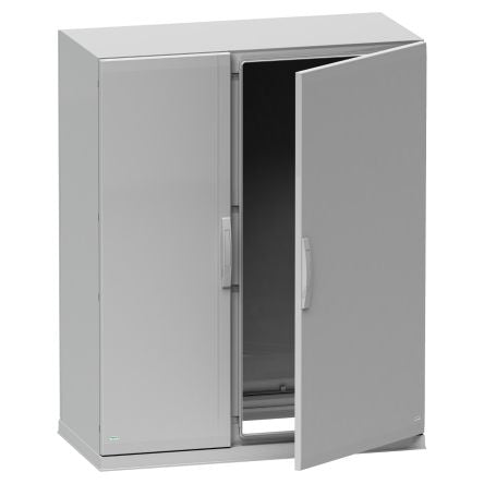 Schneider Electric PanelSeT Series Fibreglass Reinforced Polyester 2-Door Floor Standing Enclosure, Plain Door, IP54 320