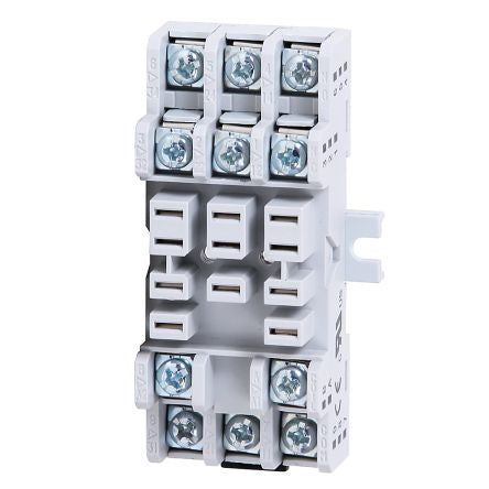 Allen Bradley 700-HN 11 Way 300V DIN Rail Relay Socket, for use with 700-HB Relay
