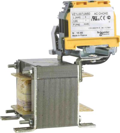 Schneider Electric 5 mH Power Line Choke, Max SRF:50 MHz, 7 A Idc, Altivar