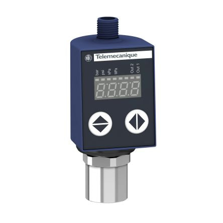 Telemecanique Sensors XMLR Series Pressure Sensor, Analogue Output 0.8 bar 10 bar, Differential Reading