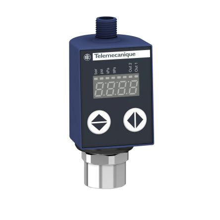Telemecanique Sensors XMLR Series Pressure Sensor, Analogue Output 1.28 bar 16 bar, Differential Reading