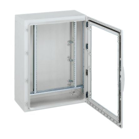 Schneider Electric PanelSeT Series Grey 21 U Sheet Steel 19 in Wall Cabinet , 1250 mm Height