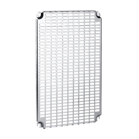 Schneider Electric Steel Zinc Plated Enclosure Accessory Mounting Plate, 551mm W, 15 mm L for Use with CRN, Thalassa