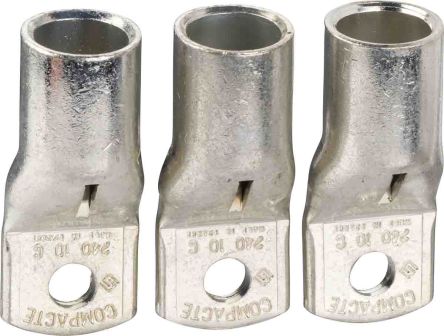 Schneider Electric, ComPacT NSX Uninsulated Crimp Ring Terminal, Grey