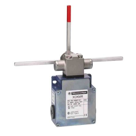 Telemecanique Sensors OsiSense XC Series Rod Limit Switch, 2 x (2 NC), IP66, Zinc Alloy Housing, 240V ac, 3A