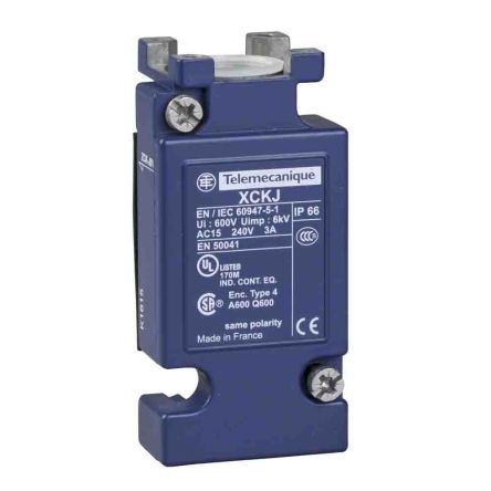 Telemecanique Sensors ZCKJ Series Roller Lever Limit Switch, SPDT, IP66, Metal Housing, 240V ac, 3A