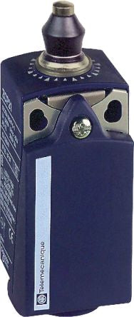Telemecanique Sensors Standard format Series Plunger Limit Switch, 1 NO/1 NC, IP66, IP67, Plastic Housing, 240V ac, 3A