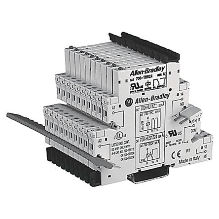Allen Bradley 700-HL Series Interface Relay Module, DIN Rail, 240V ac Coil
