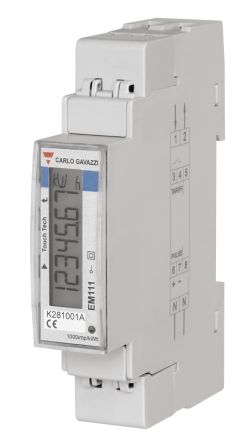 Carlo Gavazzi 1 Phase LCD Energy Meter, Type Single Phase