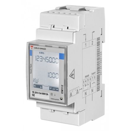 Carlo Gavazzi 1 Phase LCD Energy Meter, Type Active Energy Meter