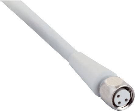 SICK Female 3 way M8 to Unterminated Free End Sensor Actuator Cable, 10 m