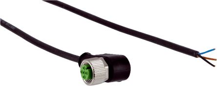 SICK Female 5 way M12 to Unterminated Sensor Actuator Cable, 5 m