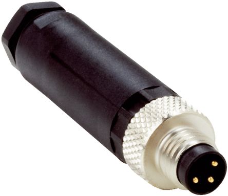 SICK Circular Connector, 3 Contacts, Cable, M8 Connector, Plug, Male, IP67, STE-0803-G Series