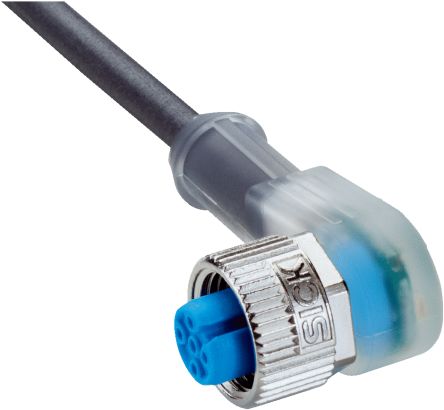 SICK Female 4 way M12 to Unterminated Sensor Actuator Cable, 5 m