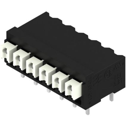 Weidmüller LSF Series PCB Terminal Block, 6-Contact, 3.81 mm Pitch, 1 Row