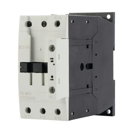 Eaton DILM Contactor, 24V Coil, 3-Pole, 560 A, 18.5 kW, 1 NO, 400V