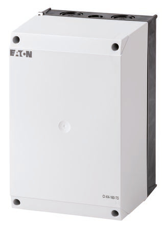 Eaton CI Series Light Grey, Jet Black, Black Fibreglass Reinforced Polycarbonate General Purpose Enclosure, IP65, IK06