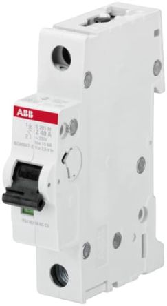 ABB System Pro M Compact S200M Miniature Circuit Breaker, 1-Pole, 2A, Type K, 253V ac AC, 72 V dc DC, 15 kA Breaking