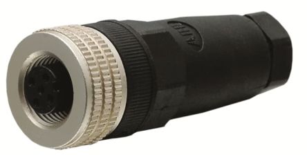 ABB Circular Connector, 5 Contacts, Cable, M12 Connector, Socket, Female, IP65, 2TLA Series