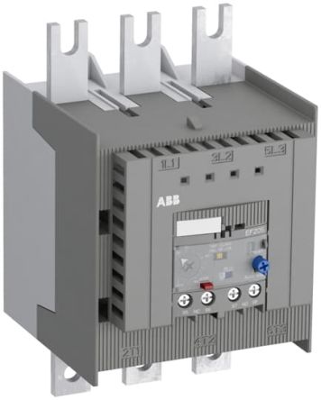 ABB, Electronic Overload Relays Overload Relay 1 NO/1 NC, 210A, 63 A F.L.C, 210A Contact Rating, 600V dc 3P