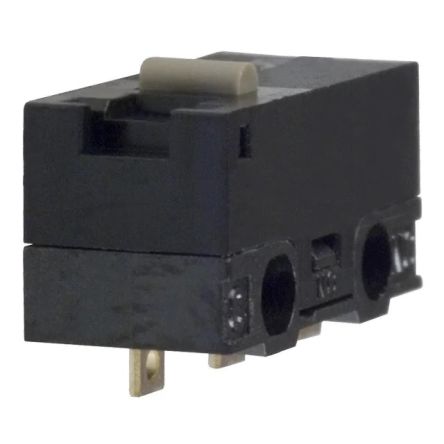 Omron Plunger Subminiature Micro Switch, Solder Terminal, 100mA, SPDT, IP40
